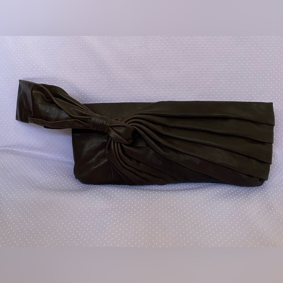 Alexis Hudson leather clutch/wristlet